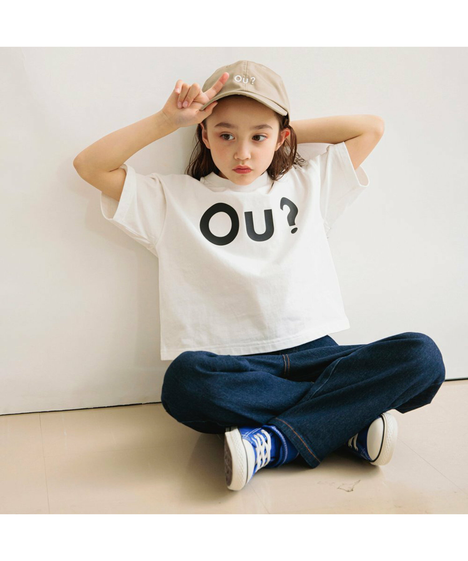 【Ou? by EDWIN】Ou?BIGロゴ半袖Tシャツ